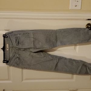 Pinestripe levi like new 524 skinny jeans